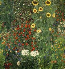 Haga click para ver la imagen ampliada farmergarden with sunflower 1905-06 - vienna osterreichische museum fur angewandte kunst.jpg